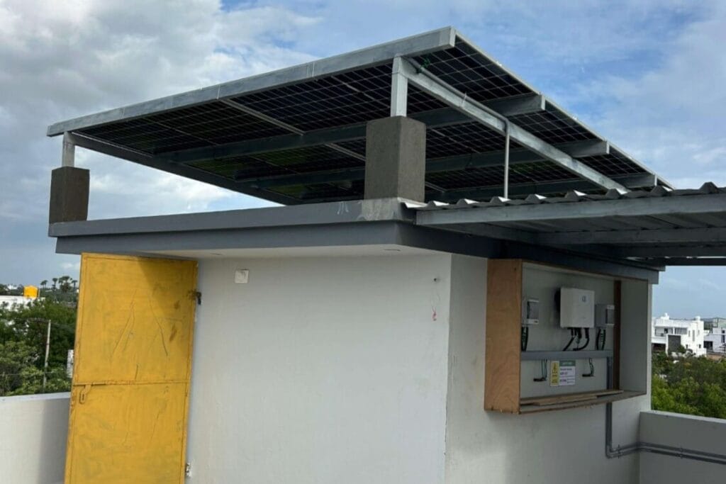 4kW solar installation in Namakkal by Groena Solar