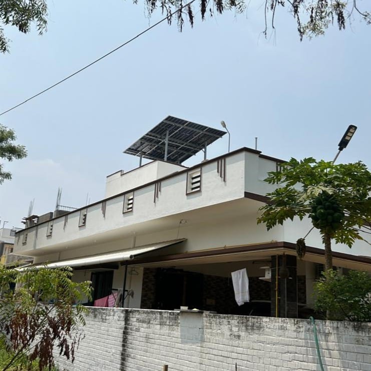 high roof 3kw solar erode tamilnadu