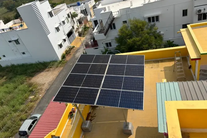 4kW solar structure installation by Groena Solar