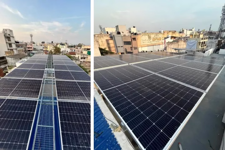 8kw and 6kw roof top solar for commercial building tamilnadu