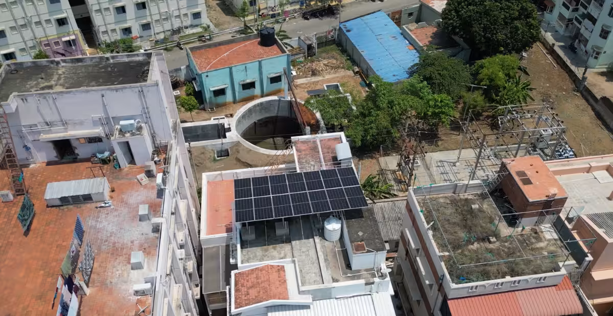 8kw-ongrid-solar-inverter-erode 7ft elevated GI mounting structure for 8kW solar panels in Erode